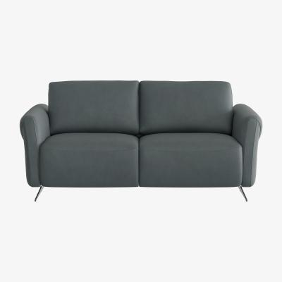 Furniture Village Nicoletti - Bella 2 Seater Leather Sofa - Blue