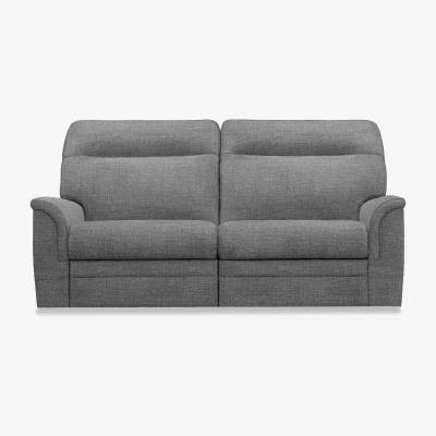 Furniture Village Parker Knoll - Hudson 23 Large 2 Seater Fabric Power Recliner Sofa - Pewter