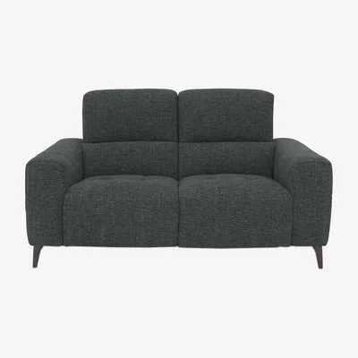Furniture Village New York 2 Seater Fabric Sofa - Charcoal