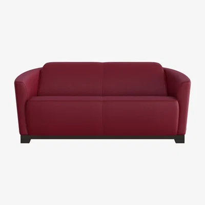 Furniture Village Nicoletti - Ketty 2.5 Seater Leather Sofa - Red