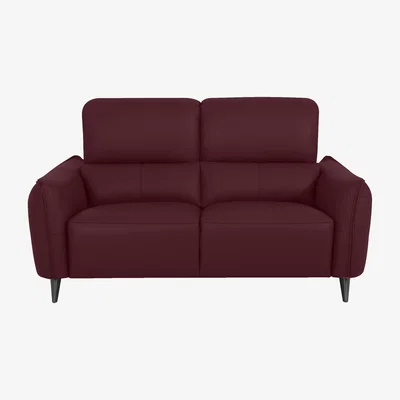 Furniture Village Domicil - Maddox 2.5 Seater Leather Sofa - NP Ruby