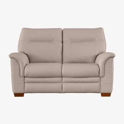 Furniture Village Parker Knoll - Hudson 2 Seater Leather Sofa - Beige
