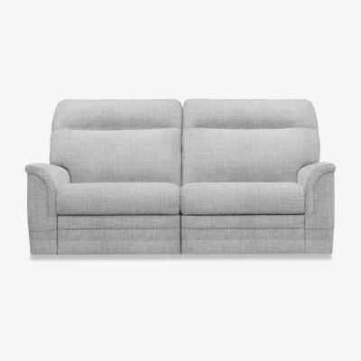 Furniture Village Parker Knoll - Hudson 23 Large 2 Seater Fabric Power Recliner Sofa with Headrests and Power Lumbar - Latitude Duck Egg