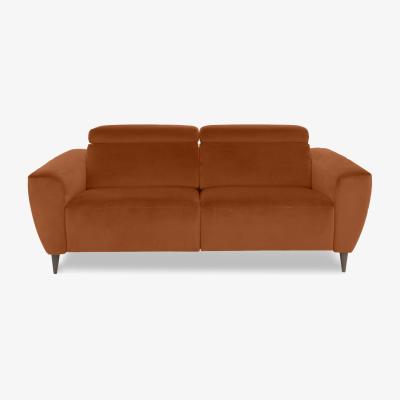 Furniture Village Nicoletti Italia - Milano 2.5 Seater Fabric Sofa - Selma Mattone
