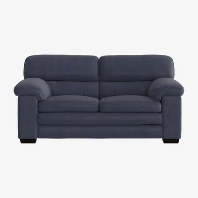 Furniture Village Cozee Fabric 2 Seater Sofa - Blue- World of Leather