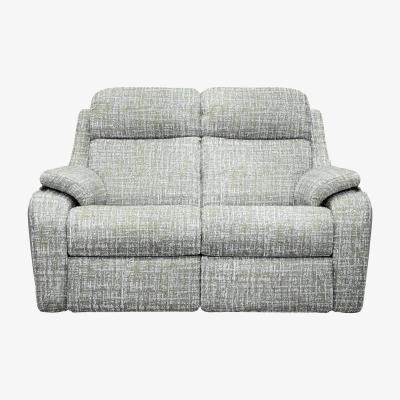 Furniture Village Kingsbury 2 Seater Fabric Power Recliner Sofa - Shore Oatmeal