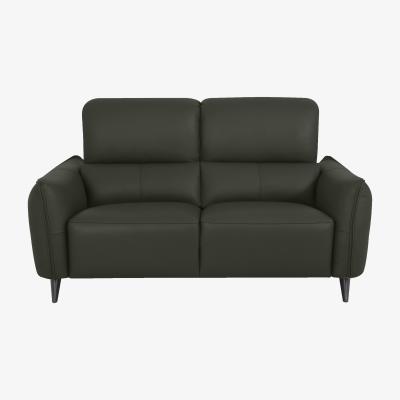 Furniture Village Domicil - Maddox 2.5 Seater Leather Sofa - NN Olive Green