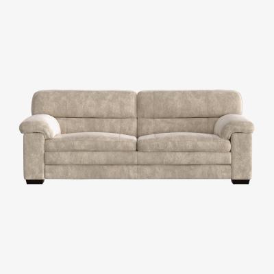 Furniture Village Cozee Fabric 3 Seater Sofa - Cream- World of Leather