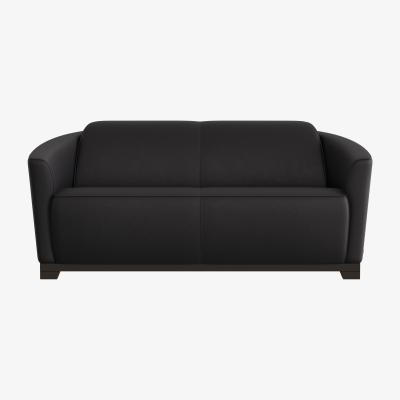 Furniture Village Nicoletti - Ketty 2.5 Seater Leather Sofa - Black