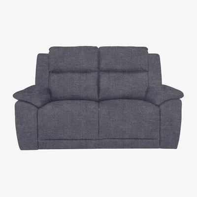 Furniture Village Utah 2 Seater Fabric Sofa - Halifax Gunmetal