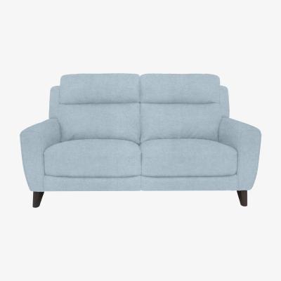 Furniture Village Comfort Story - Zen 2 Seater Fabric Power Recliner Sofa with Headrests and Power Lumbar - Baby Blue