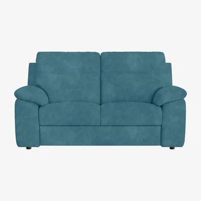 Furniture Village Nicoletti Italia - Pepino 2 Seater Fabric Sofa - Selma Turchese