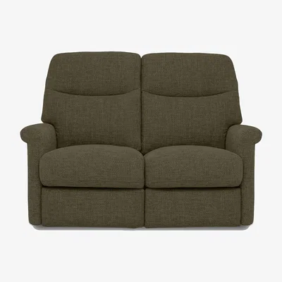 Furniture Village Compact Collection Lille 2 Seater Fabric Sofa - Grey Forest