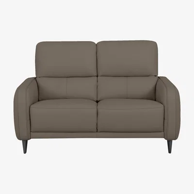 Furniture Village Domicil - Logan 2 Seater Leather Sofa - NP Pine Bark