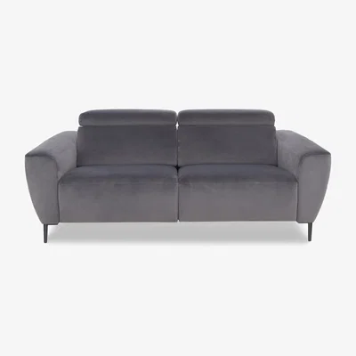 Furniture Village Nicoletti Italia - Milano 2.5 Seater Fabric Sofa - Selma Topo