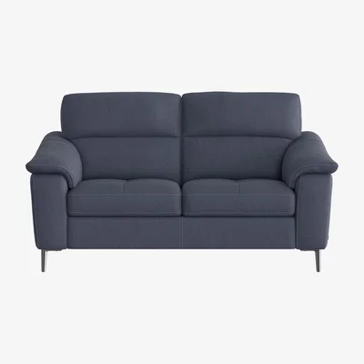 Furniture Village Nicoletti - Maldini 2 Seater Fabric Sofa - Blue