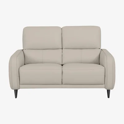 Furniture Village Domicil - Logan 2 Seater Leather Sofa - NP Oatmeal
