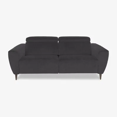 Furniture Village Nicoletti Italia - Milano 2.5 Seater Fabric Sofa - Coupe Antracite