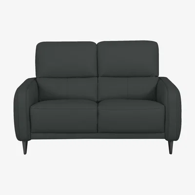 Furniture Village Domicil - Logan 2 Seater Leather Sofa - NN Shale Grey