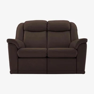 Furniture Village G Plan - Milton 2 Seater Leather Power Recliner Sofa - Brown
