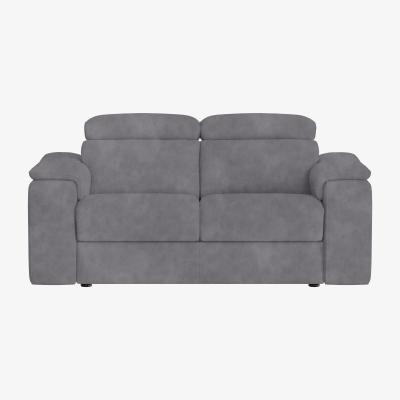 Furniture Village Nicoletti Italia - Davide 2 Seater Fabric Sofa - Selma Topo
