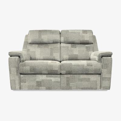 Furniture Village G Plan - Thornbury 2 Seater Fabric Sofa - Checkers Smoke