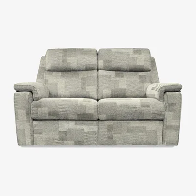 Furniture Village G Plan - Thornbury 2 Seater Fabric Sofa - Checkers Smoke