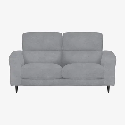 Furniture Village Axel 2 Seater Fabric Sofa - Bluish Grey