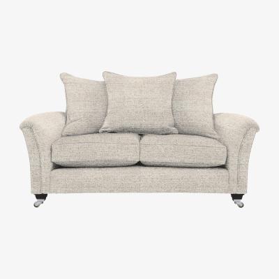 Furniture Village Parker Knoll - Parker Knoll Devonshire 2 Seater Pillow Back Fabric Sofa - Grey