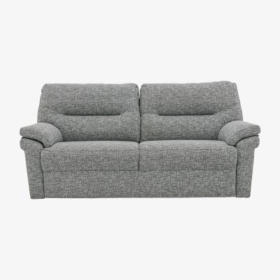 Furniture Village G Plan - Seattle 2.5 Seater Fabric Sofa - No Recliner - Remco Light Grey