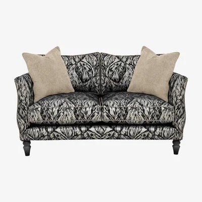 Furniture Village Boutique Chatterley 2 Seater Sofa - Canopy Ebony with Ebony Feet