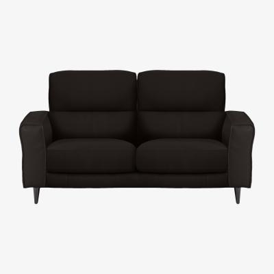 Furniture Village Axel 2 Seater BV Leather Sofa - Dark Chocolate