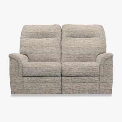 Furniture Village Parker Knoll - Hudson 23 Fabric 2 Seater Power Recliner Sofa with Headrests and Power Lumbar - Equinox Light Blue