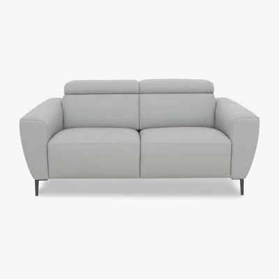 Furniture Village Nicoletti Italia - Milano 2 Seater Leather Power Recliner Sofa