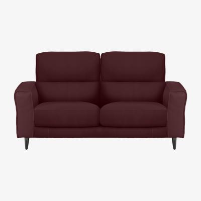 Furniture Village Axel 2 Seater NC Leather Sofa - NC Deep Red