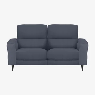 Furniture Village Axel 2 Seater NC Leather Power Recliner Sofa - NC Ocean Blue
