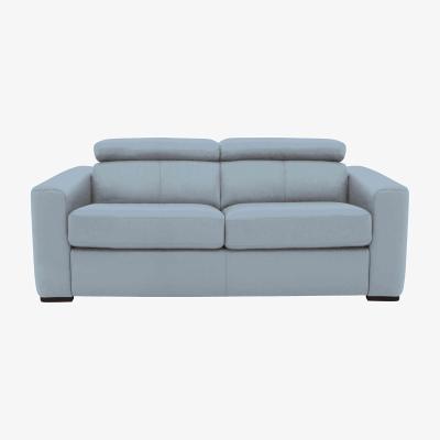 Furniture Village Infinity 2 Seater NC Leather Sofa - Pearl Blue