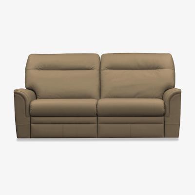 Furniture Village Parker Knoll - Hudson 23 Large 2 Seater Leather Power Recliner Sofa - Como Sage