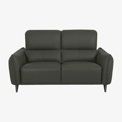 Furniture Village Domicil - Maddox 2.5 Seater Leather Power Recliner Sofa - NP Dark Olive