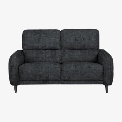 Furniture Village Domicil - Logan 2.5 Seater Fabric Power Recliner Sofa - R460 Charcoal