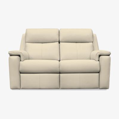 Furniture Village G Plan - Thornbury 2 Seater Leather Power Recliner Sofa - Cambridge Stone
