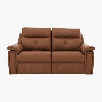 Furniture Village G Plan - Hannington 2 Seater Leather Manual Recliner Sofa - Brown