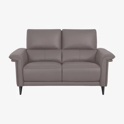 Furniture Village Domicil - Huxley 2 Seater Leather Sofa - NP Taupe