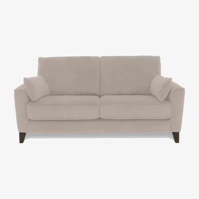 Furniture Village Brondby 2 Seater Fabric Sofa - R32 Light Khaki
