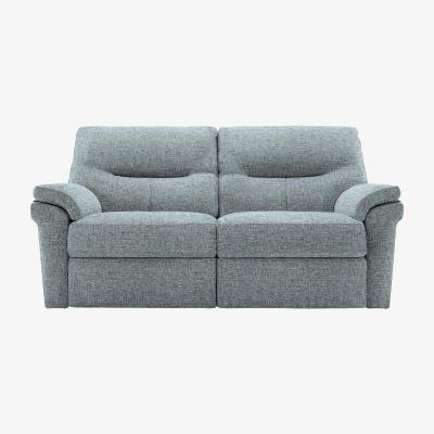 Furniture Village G Plan - Seattle 2.5 Seater Fabric Power Recliner Sofa - Arola Sky