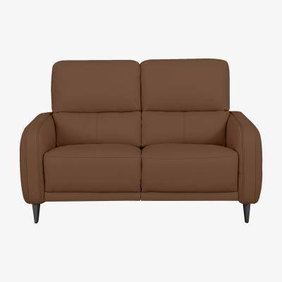 Furniture Village Domicil - Logan 2 Seater Leather Power Recliner Sofa - NP Caramel