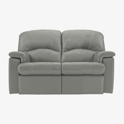 Furniture Village G Plan - Chloe 2 Seater Leather Manual Recliner Sofa - Texas Charcoal