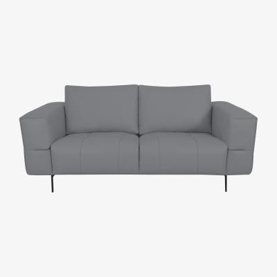Furniture Village Domicil - Lawson 2 Seater Leather Sofa - NP Paloma Grey