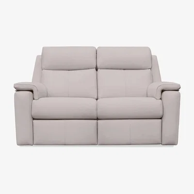 Furniture Village G Plan - Thornbury 2 Seater Leather Sofa - Cambridge Chalk