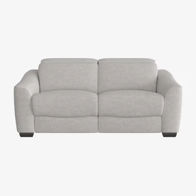 Furniture Village Xavier 2 Seater Fabric Sofa - R23 Silver Grey